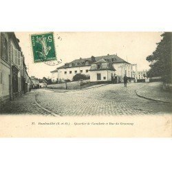 carte postale ancienne 78 RAMBOUILLET. Quartier Cavalerie Rue du Groussay
