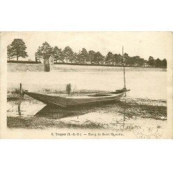 carte postale ancienne 78 TRAPPES. Etang de Saint-Quentin 1936