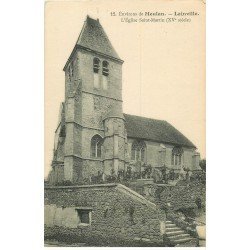 carte postale ancienne 78 LAINVILLE. Eglise Saint-Martin et Cimetière