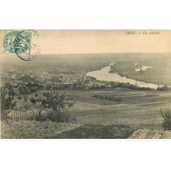 carte postale ancienne 78 TRIEL. Vue générale 1907