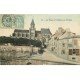 carte postale ancienne 78 TRIEL. La Place et l'Eglise 1905