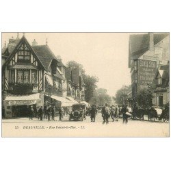 carte postale ancienne 14 DEAUVILLE. Au Printemps Rue Désiré-le-Hoc