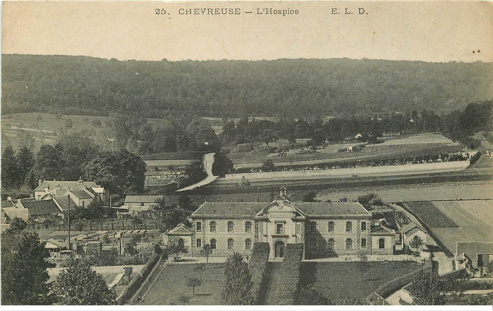 carte postale ancienne 78 CHEVREUSE. L'Hospice