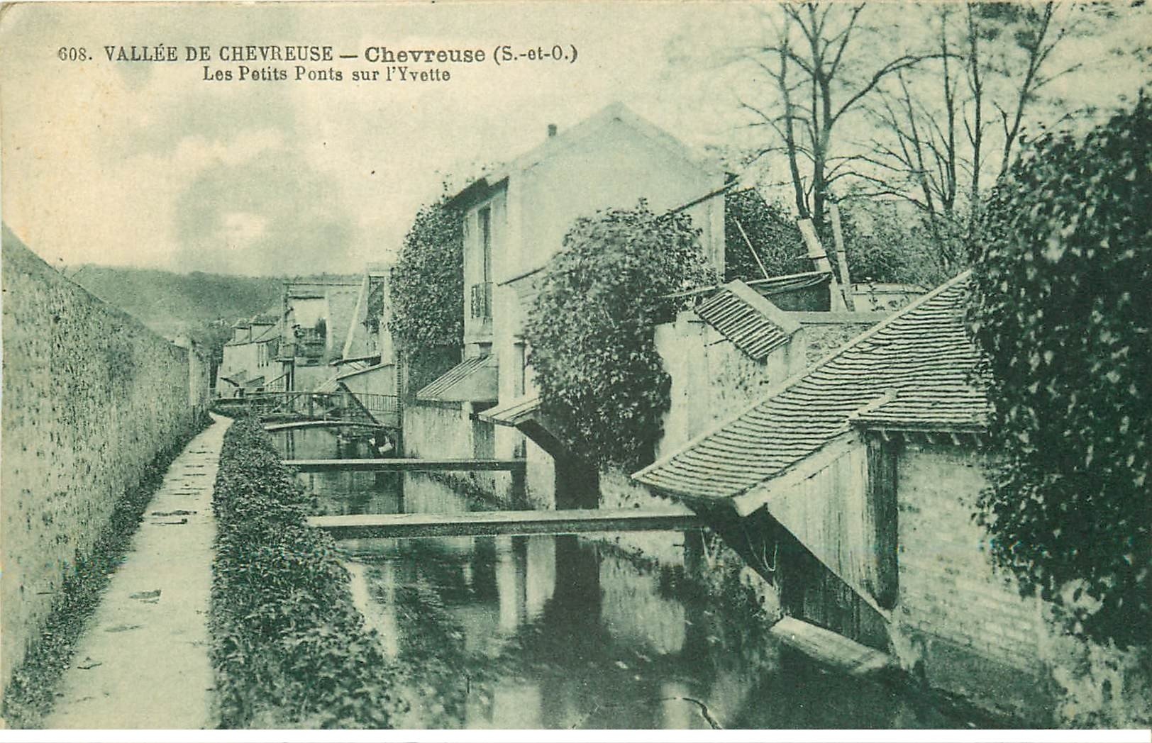 carte postale ancienne 78 CHEVREUSE. Petits Ponts sur Yvette