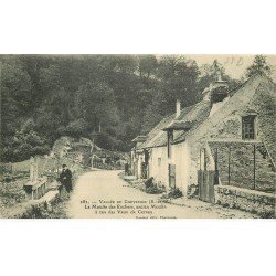 carte postale ancienne 78 CHEVREUSE. Moulin des Rochers bien animé