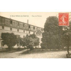 carte postale ancienne 78 ECOLE MILITAIRE DE SAINT-CYR. Cours de Verdun 1927