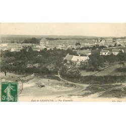 carte postale ancienne 78 ECOLE MILITAIRE DE SAINT-CYR. Vue d'ensemble 1908