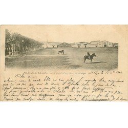 carte postale ancienne 78 ECOLE MILITAIRE DE SAINT-CYR. Les Manèges à la Grande Carrière 1903