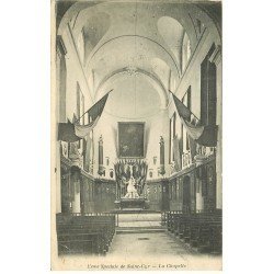 carte postale ancienne 78 ECOLE MILITAIRE DE SAINT-CYR. La Chapelle 1915