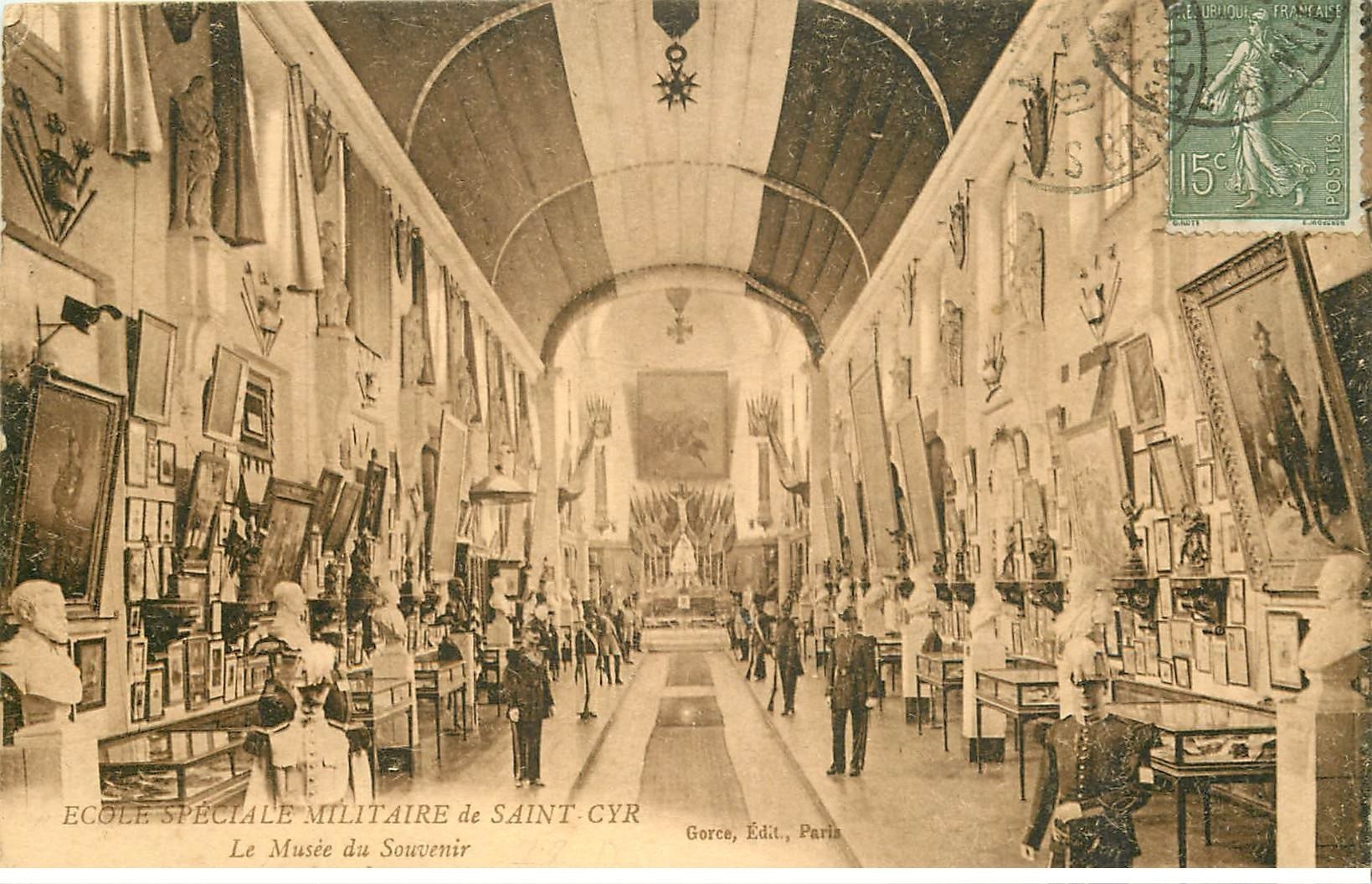 carte postale ancienne 78 ECOLE MILITAIRE DE SAINT-CYR. Musée du Souvenir 1924