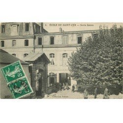 carte postale ancienne 78 ECOLE MILITAIRE DE SAINT-CYR. Sortie Galette 1913