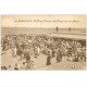 carte postale ancienne 14 DEAUVILLE. La Plage vers les Bains
