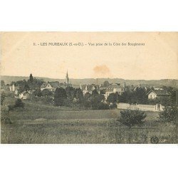 carte postale ancienne 78 LES MUREAUX. Vue de la Côte des Bougimonts 1921. Tampon Gallay