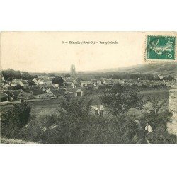 carte postale ancienne 78 MAULE. Gamins dans la Campagne 1912