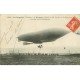 carte postale ancienne 78 MOISSON. Le Dirigeable PATRIE de Lebaudy 1908. Aérodrome et Ballon
