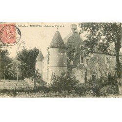 carte postale ancienne 78 MAULETTE. Le Château 1906