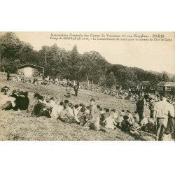 carte postale ancienne 78 MENULS. Camps de Vacances du 11 Rue Huyghens à Paris 1933