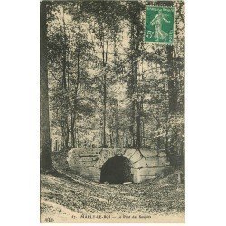 carte postale ancienne 78 MARLY-LE-ROI. Pont des Soupirs 1913