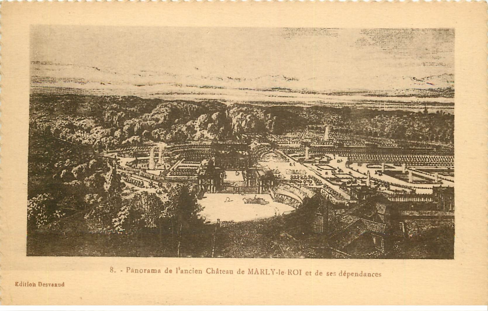 carte postale ancienne 78 MARLY-LE-ROI. Ancien Château et Dépendances