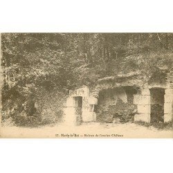 carte postale ancienne 78 MARLY-LE-ROI. Ruines Château