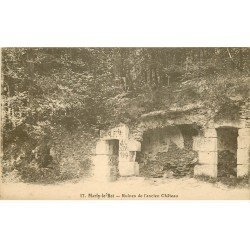 carte postale ancienne 78 MARLY-LE-ROI. Ruines Château