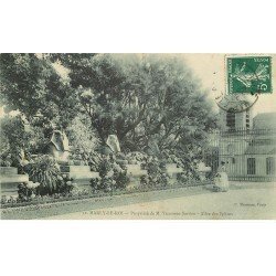 carte postale ancienne 78 MARLY-LE-ROI. Allées des Sphynx Propriété Victorien Sardou