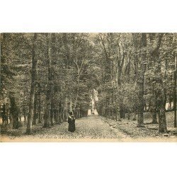 carte postale ancienne 78 MARLY-LE-ROI. Allée de la Grande Source avec promeneuse