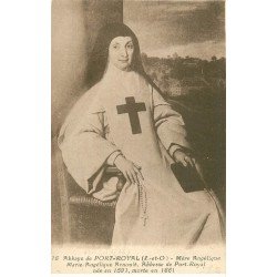 carte postale ancienne 78 PORT-ROYAL DES CHAMPS. Abbaye. Mère Angélique