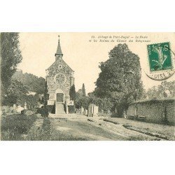 carte postale ancienne 78 PORT-ROYAL DES CHAMPS. Ruines Choeur des Religieuses 1916