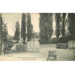 carte postale ancienne 78 PORT-ROYAL DES CHAMPS. Ruines Chapelle