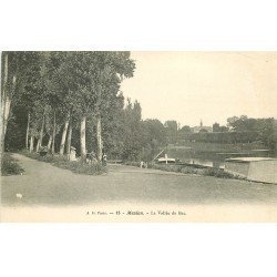 carte postale ancienne 78 MEULAN. Vallée du Bac animation