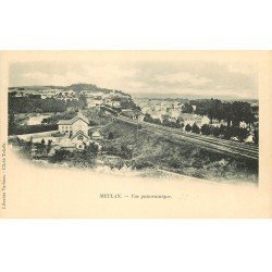 carte postale ancienne 78 MEULAN. Vue panoramique vers 1900