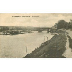 carte postale ancienne 78 MEULAN. Le Grand Bras. Verso déteint...