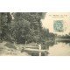 carte postale ancienne 78 MEULAN. Pêcheurs à la ligne Allée du Bac 1906