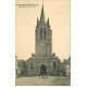 carte postale ancienne 78 MONTFORT-L'AMAURY. Porche de l'Eglise animation 1922