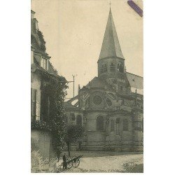 carte postale ancienne 78 POISSY. Eglise Abside