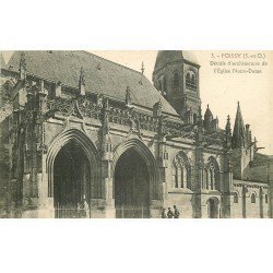 carte postale ancienne 78 POISSY. Eglise et Militaires