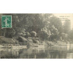 carte postale ancienne 78 POISSY. Avenue Migneaux les Villas 1908