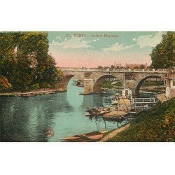 carte postale ancienne 78 POISSY. Le Bras Migneaux. L'Abeille