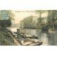 carte postale ancienne 78 POISSY. Bateau Maison sur Bras Migneaux