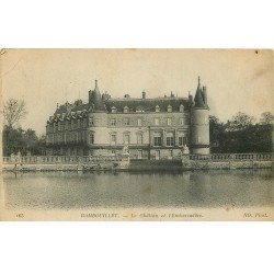 carte postale ancienne 78 CHATEAU RAMBOUILLET. Embarcadère 1917