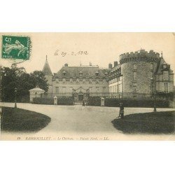 carte postale ancienne 78 CHATEAU RAMBOUILLET. Façade 1912