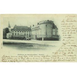 carte postale ancienne 78 CHATEAU RAMBOUILLET. Entrée 1901