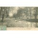 carte postale ancienne 78 CHATEAU RAMBOUILLET. Chute Rivière Jardin anglais