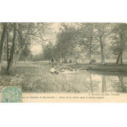 carte postale ancienne 78 CHATEAU RAMBOUILLET. Chute Rivière Jardin anglais