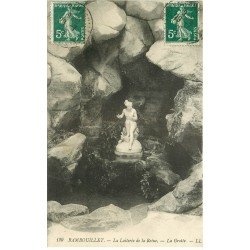 carte postale ancienne 78 CHATEAU RAMBOUILLET. Grotte Laiterie Reine 1912