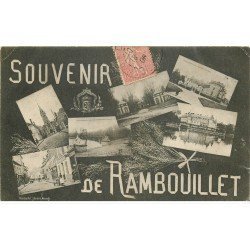 carte postale ancienne 78 RAMBOUILLET. Multivues 1906
