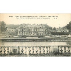 carte postale ancienne 78 VALLEE DE CHEVREUSE. Château Dampierre Pièce d'Eau