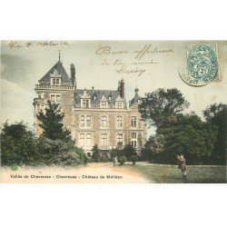 carte postale ancienne 78 VALLEE CHEVREUSE. Château de Méridon 1904 avec Chasseur et Jardinier