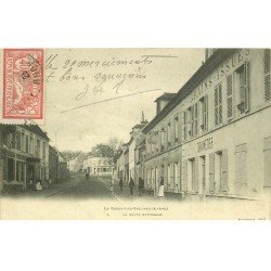 carte postale ancienne 78 LA QUEUE-LES-YVELINES. Hôtel du Croissant Route Nationale 1910